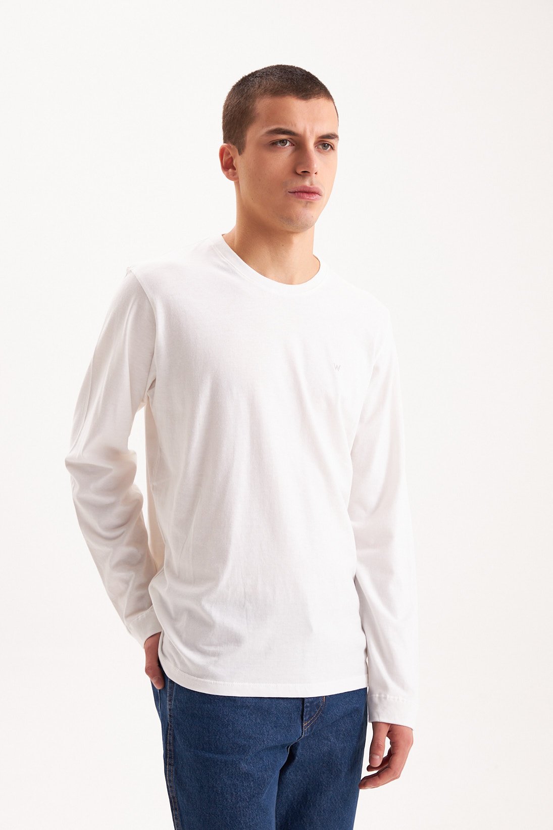 Remera LS Embroidery W